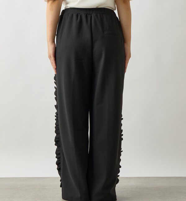  「《コーデのアクセントに◎》カットジョーゼットサイドフリルパンツ」|その他|