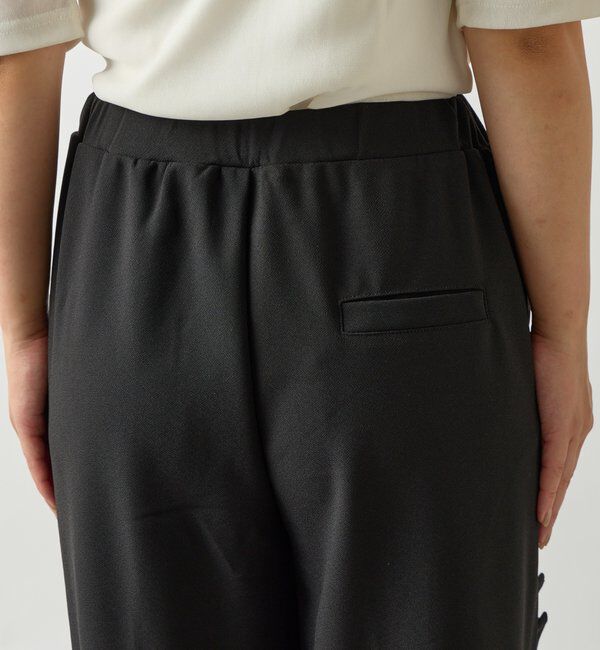  「《コーデのアクセントに◎》カットジョーゼットサイドフリルパンツ」|その他|