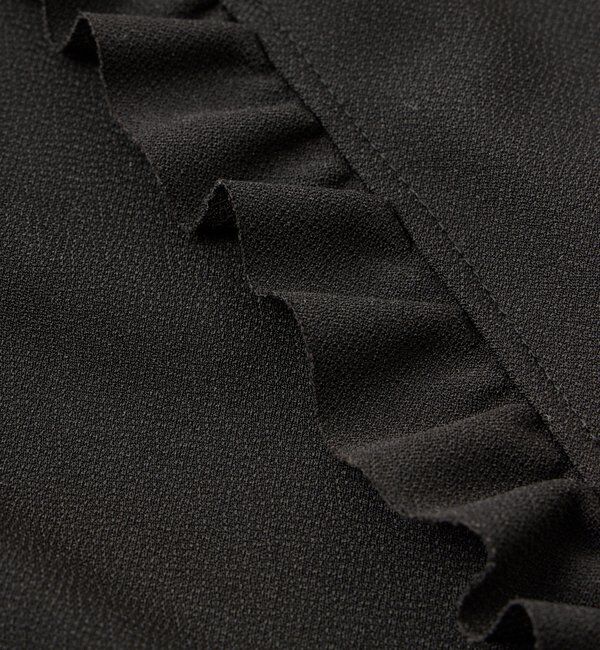  「《コーデのアクセントに◎》カットジョーゼットサイドフリルパンツ」|その他|