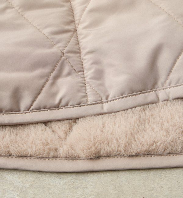  「《2WAY仕様◎》リバーシブルZIPファーキルトブルゾン」|その他|