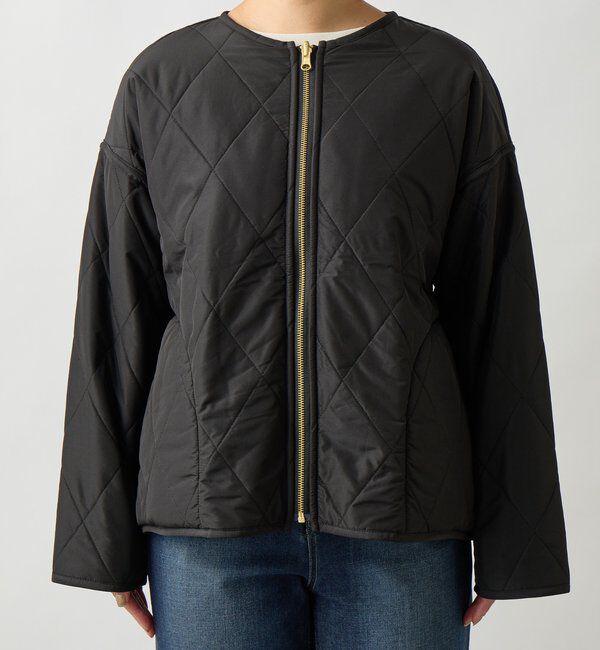  「《2WAY仕様◎》リバーシブルZIPファーキルトブルゾン」|その他|