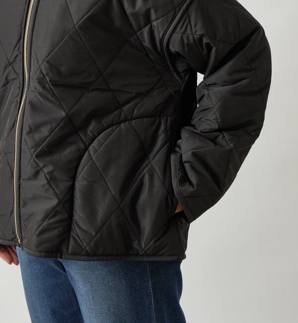  「《2WAY仕様◎》リバーシブルZIPファーキルトブルゾン」|その他|