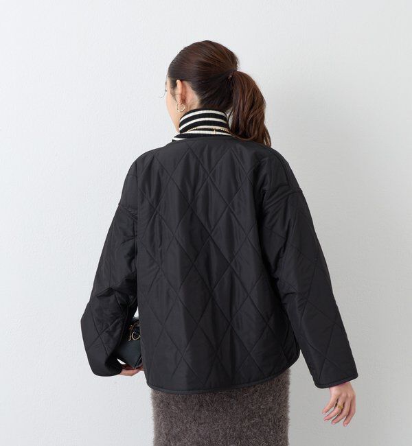  「《2WAY仕様◎》リバーシブルZIPファーキルトブルゾン」|その他|