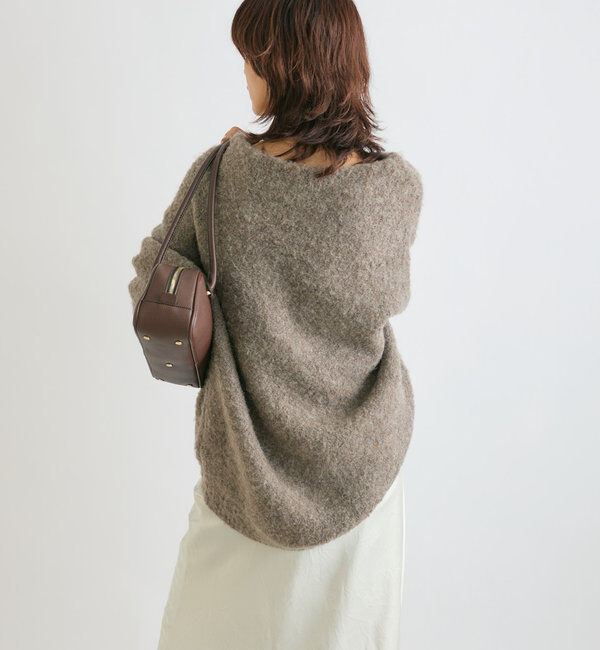  「【ゆったり感が可愛い】ブークレボリュームスリーブニット」|ニット・セーター|