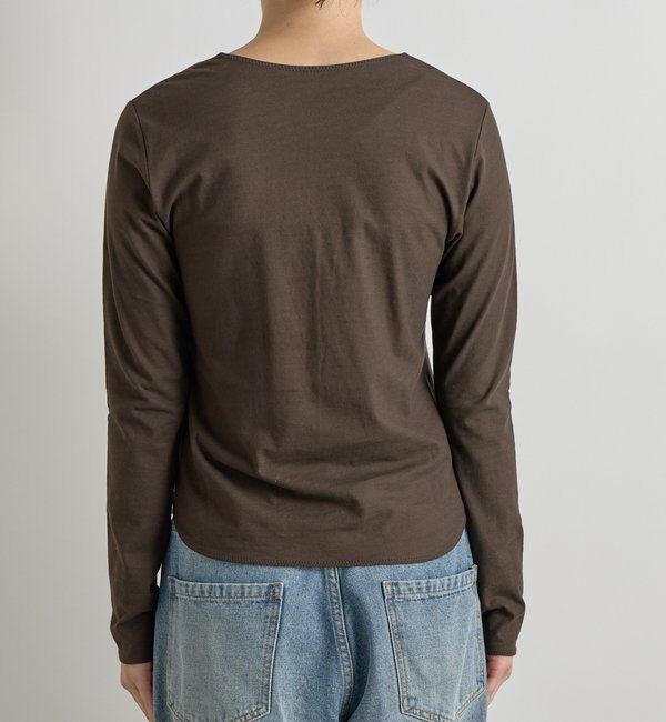  「【接触冷感】ディープVカットソー」|Tシャツ・カットソー|