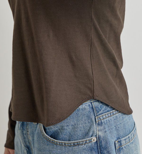  「【接触冷感】ディープVカットソー」|Tシャツ・カットソー|