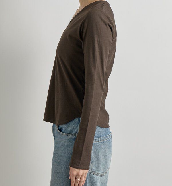  「【接触冷感】ディープVカットソー」|Tシャツ・カットソー|