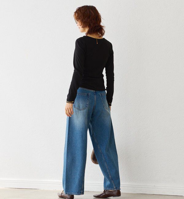  「【接触冷感】ディープVカットソー」|Tシャツ・カットソー|