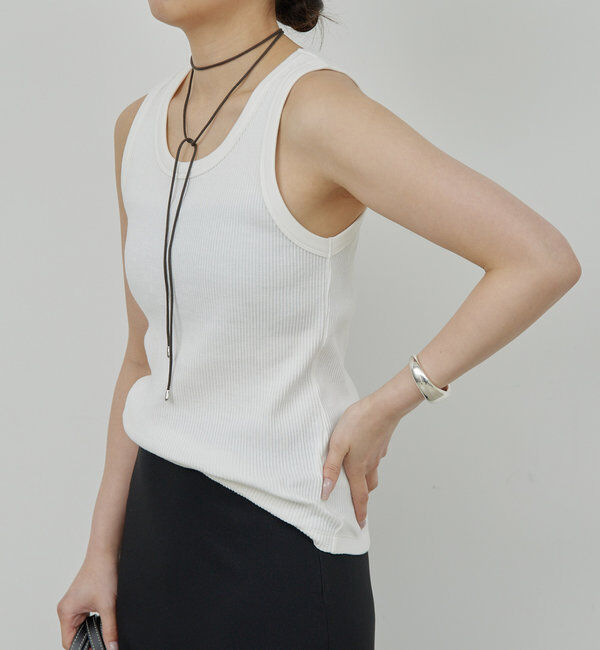  「リブタンクトップ」|Tシャツ・カットソー|