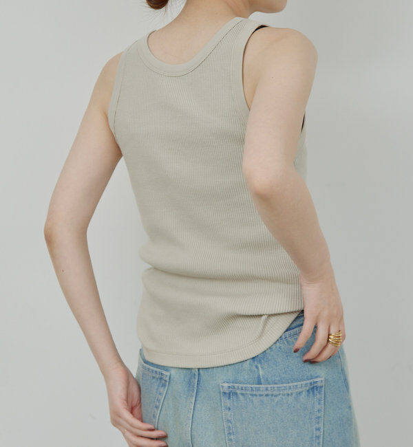  「リブタンクトップ」|Tシャツ・カットソー|