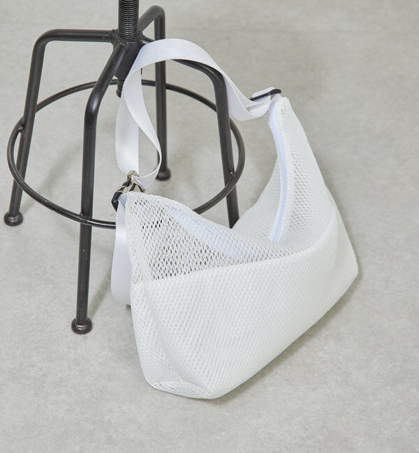  「【2.718】メッシュクロスボディバッグ」|トートバッグ|ホワイト