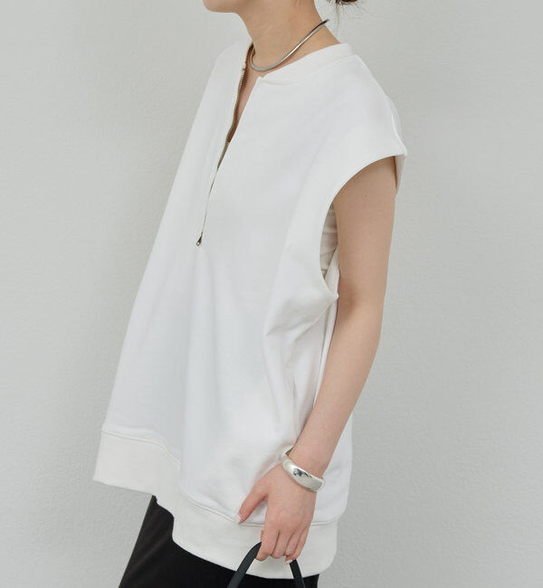  「フレンチ裏毛ハーフZIPプルオーバー」|Tシャツ・カットソー|