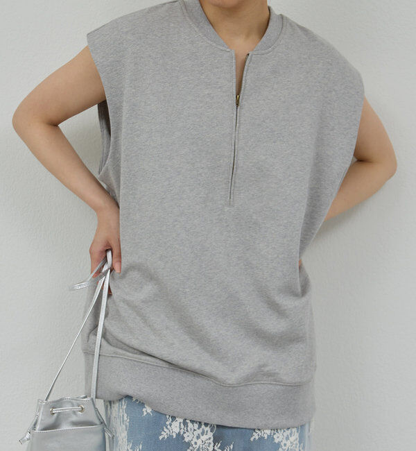  「フレンチ裏毛ハーフZIPプルオーバー」|Tシャツ・カットソー|