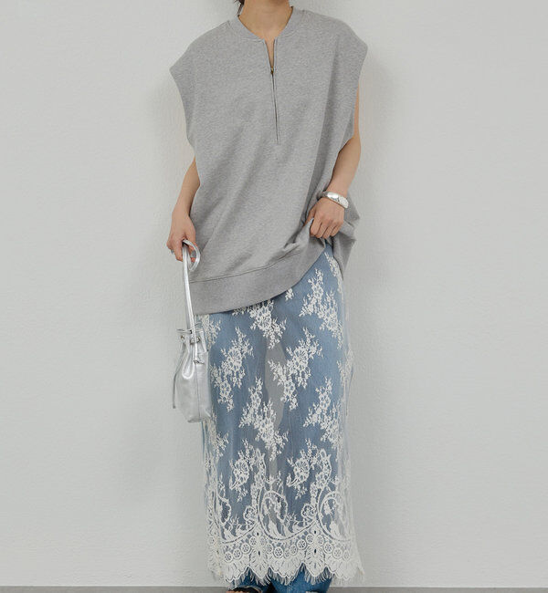  「フレンチ裏毛ハーフZIPプルオーバー」|Tシャツ・カットソー|