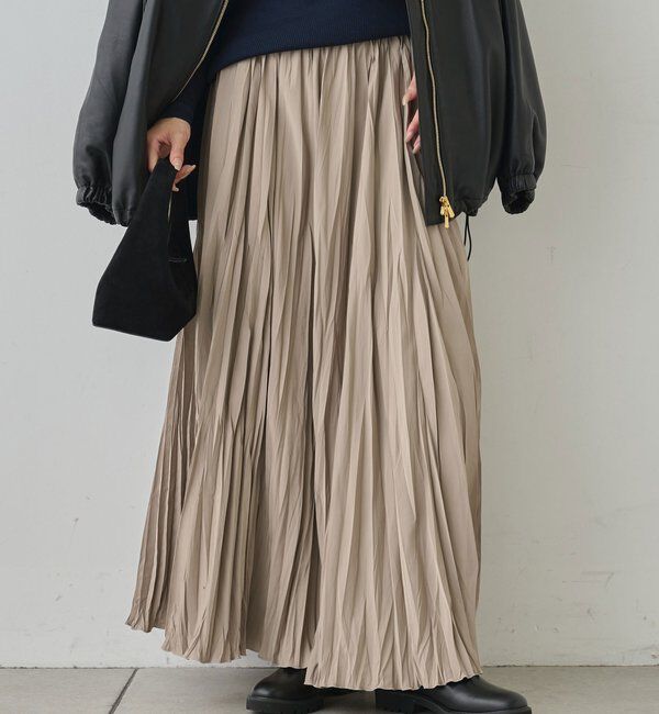  「タフタプリーツスカート」|スカート|