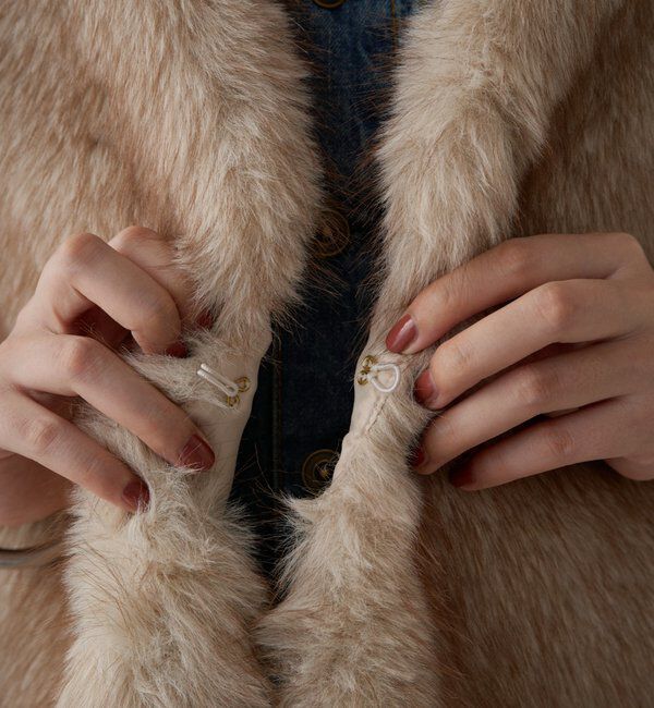  「フェイクファーベスト」|ベスト・ジレ|