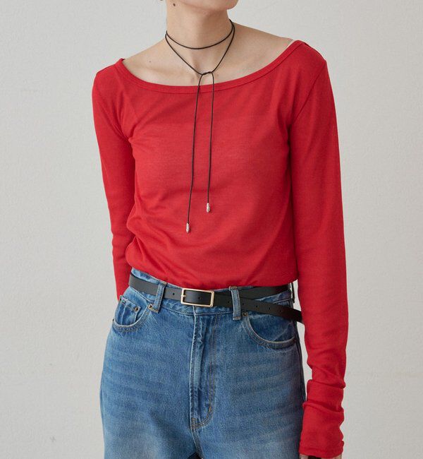  「ラウンドシアーカットソー」|Tシャツ・カットソー|