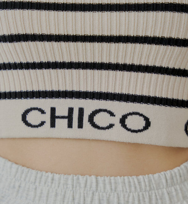  「【WEB限定/REVIVAL】裾ロゴクロップドタンクトップ」|キャミソール|