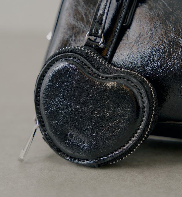  「ハートポーチ付ウェーブボストンバッグ」|ボストンバッグ|