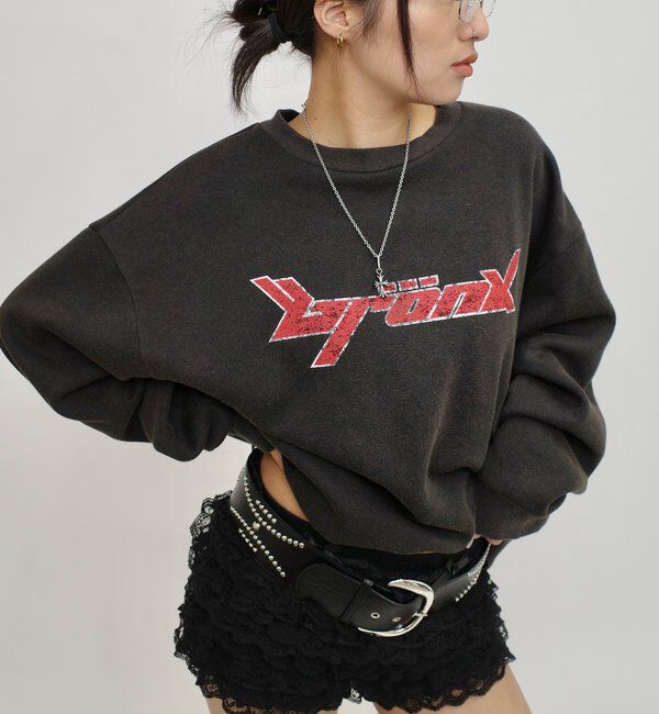  「【UNISEX/ユニセックス】BRONXヴィンテージスウェットクルー」|Tシャツ・カットソー|ブラック