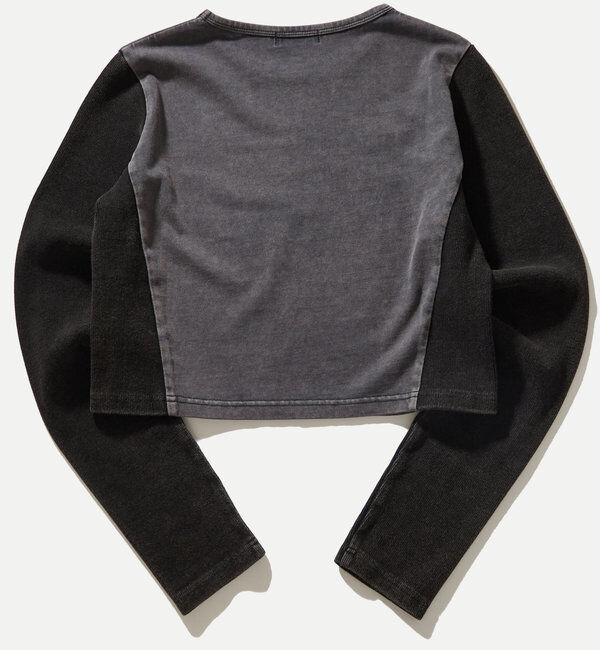  「【SLOPPY/スロッピー】リブ切り替えトップス」|Tシャツ・カットソー|