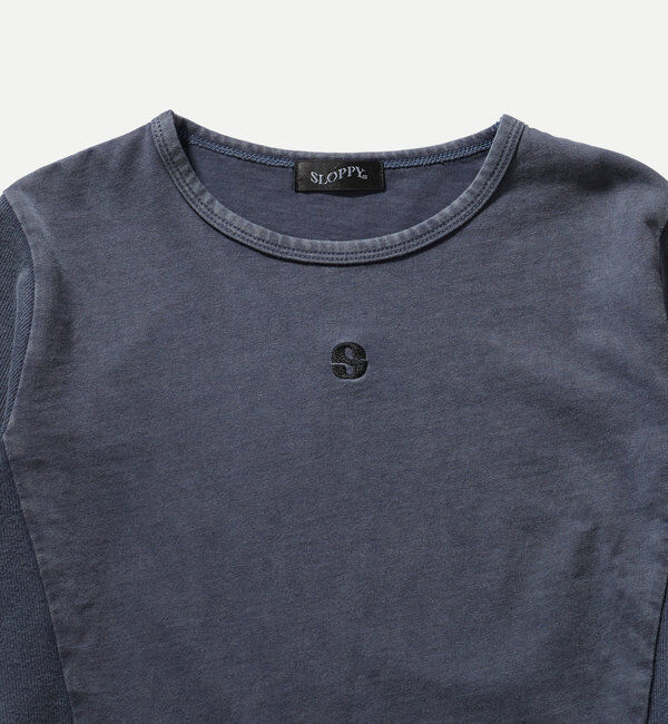  「【SLOPPY/スロッピー】リブ切り替えトップス」|Tシャツ・カットソー|