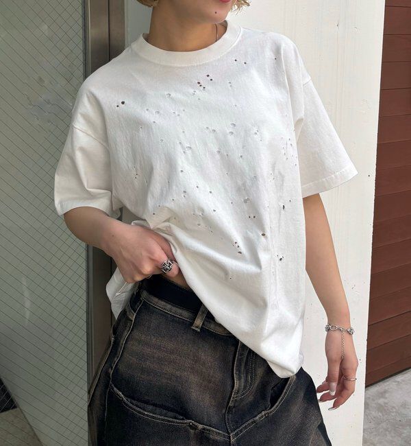  「【Sourcream/サワークリーム】FADEダメージリバーシブルTEE」|Tシャツ・カットソー|