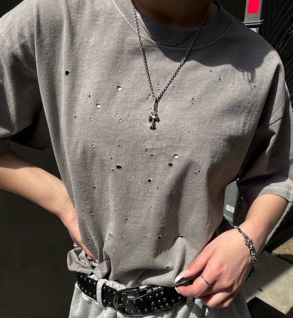  「【Sourcream/サワークリーム】FADEダメージリバーシブルTEE」|Tシャツ・カットソー|