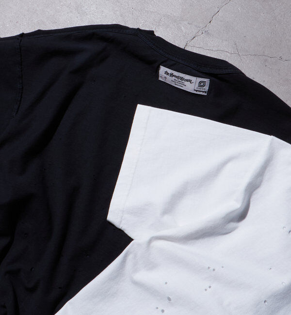  「【Sourcream/サワークリーム】FADEダメージリバーシブルTEE」|Tシャツ・カットソー|