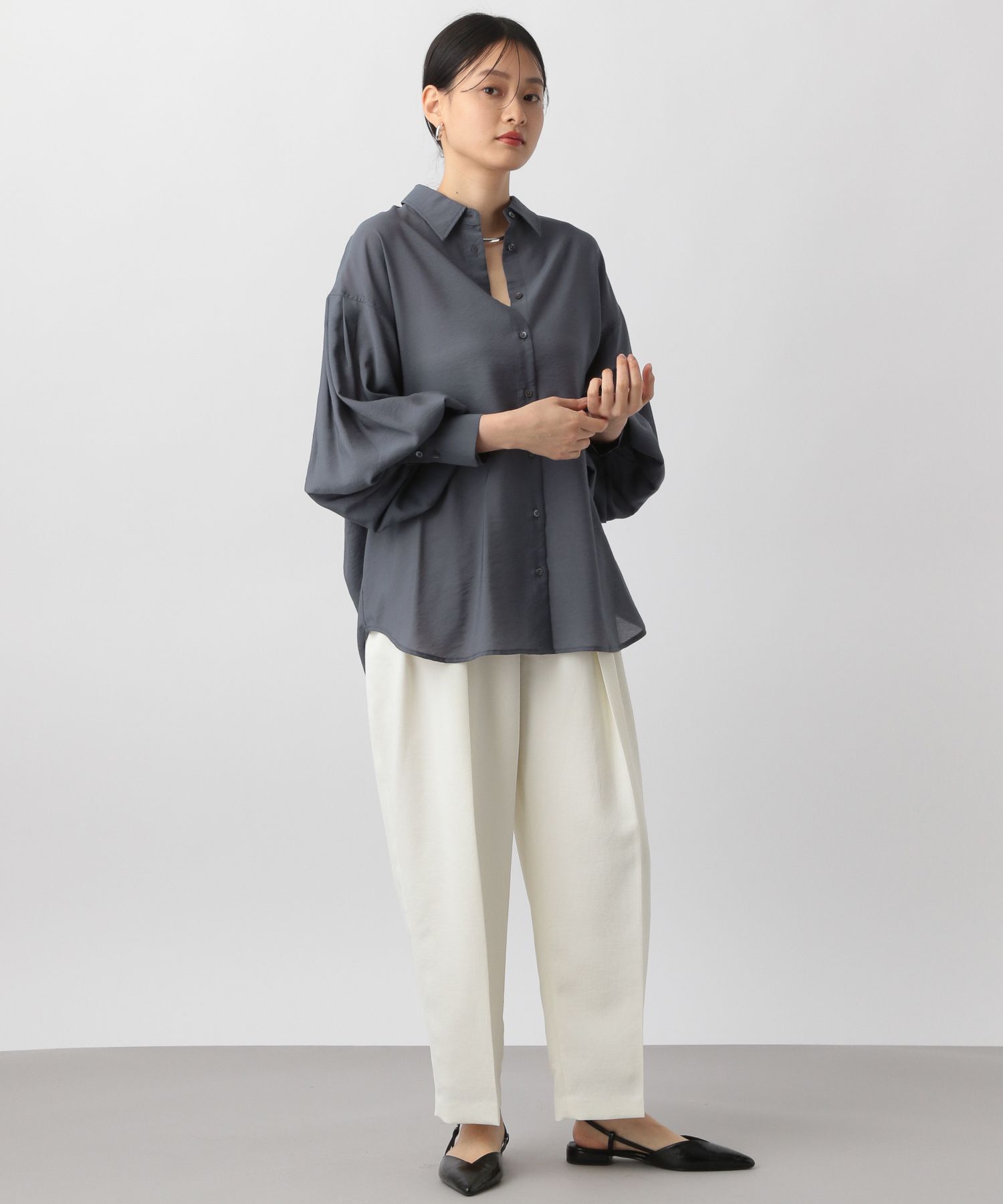 A part by 「シアーオーバーシャツ」|シャツ・ブラウス|