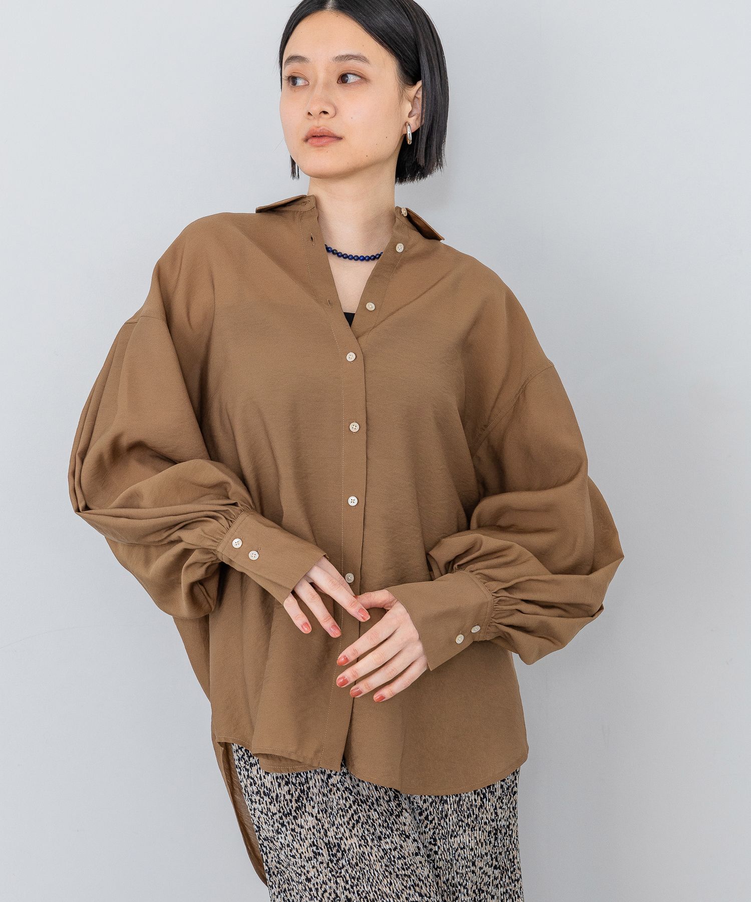 A part by 「シアーオーバーシャツ」|シャツ・ブラウス|