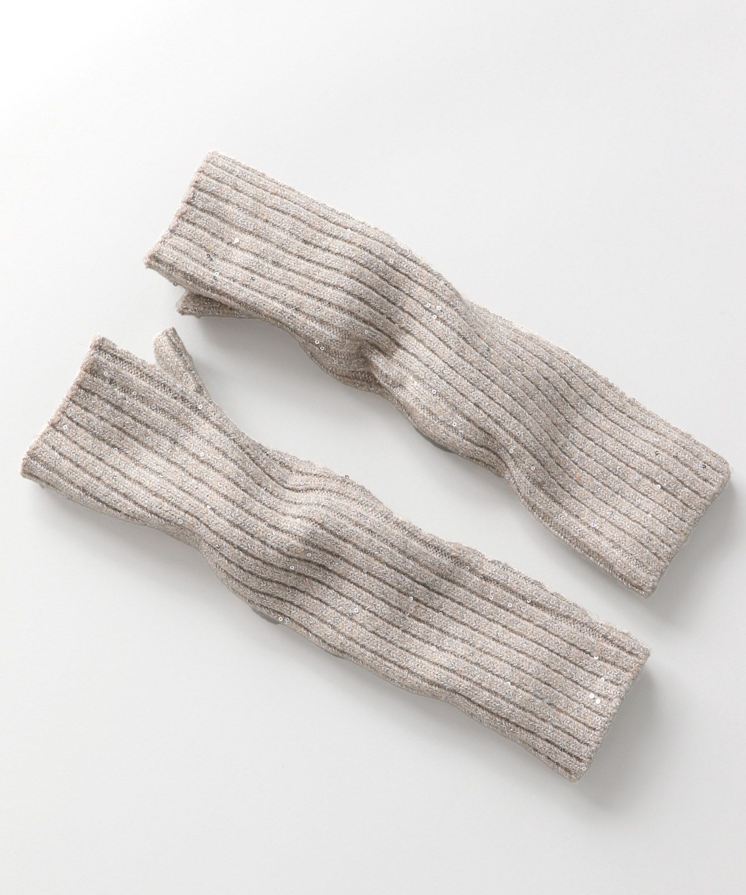 A part by 「キラキラニットアームウォーマー」|手袋|