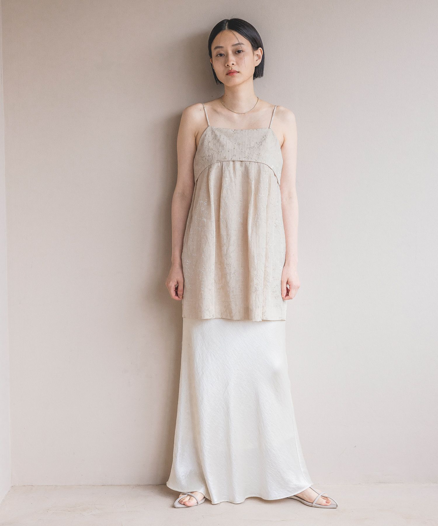 A part by 「ジャガードチュニックキャミワンピース」|ワンピース|