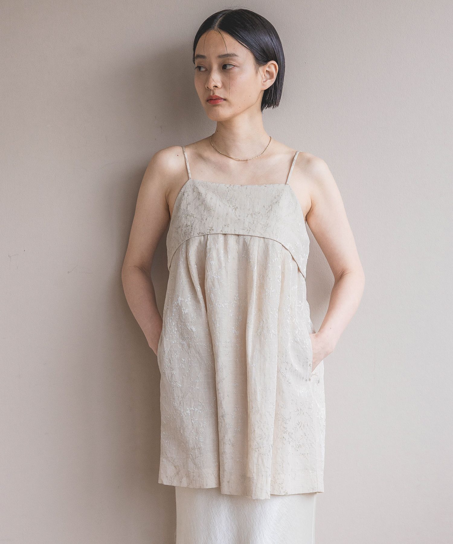 A part by 「ジャガードチュニックキャミワンピース」|ワンピース|