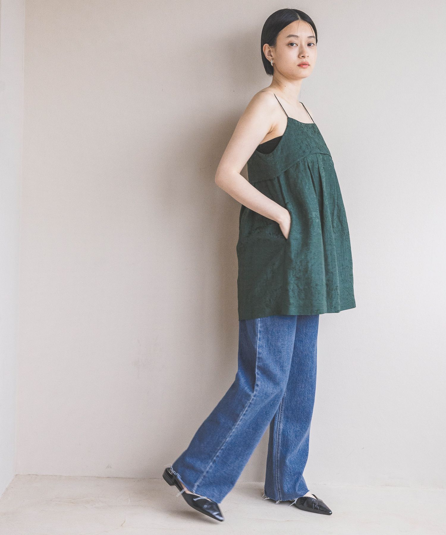 A part by 「ジャガードチュニックキャミワンピース」|ワンピース|