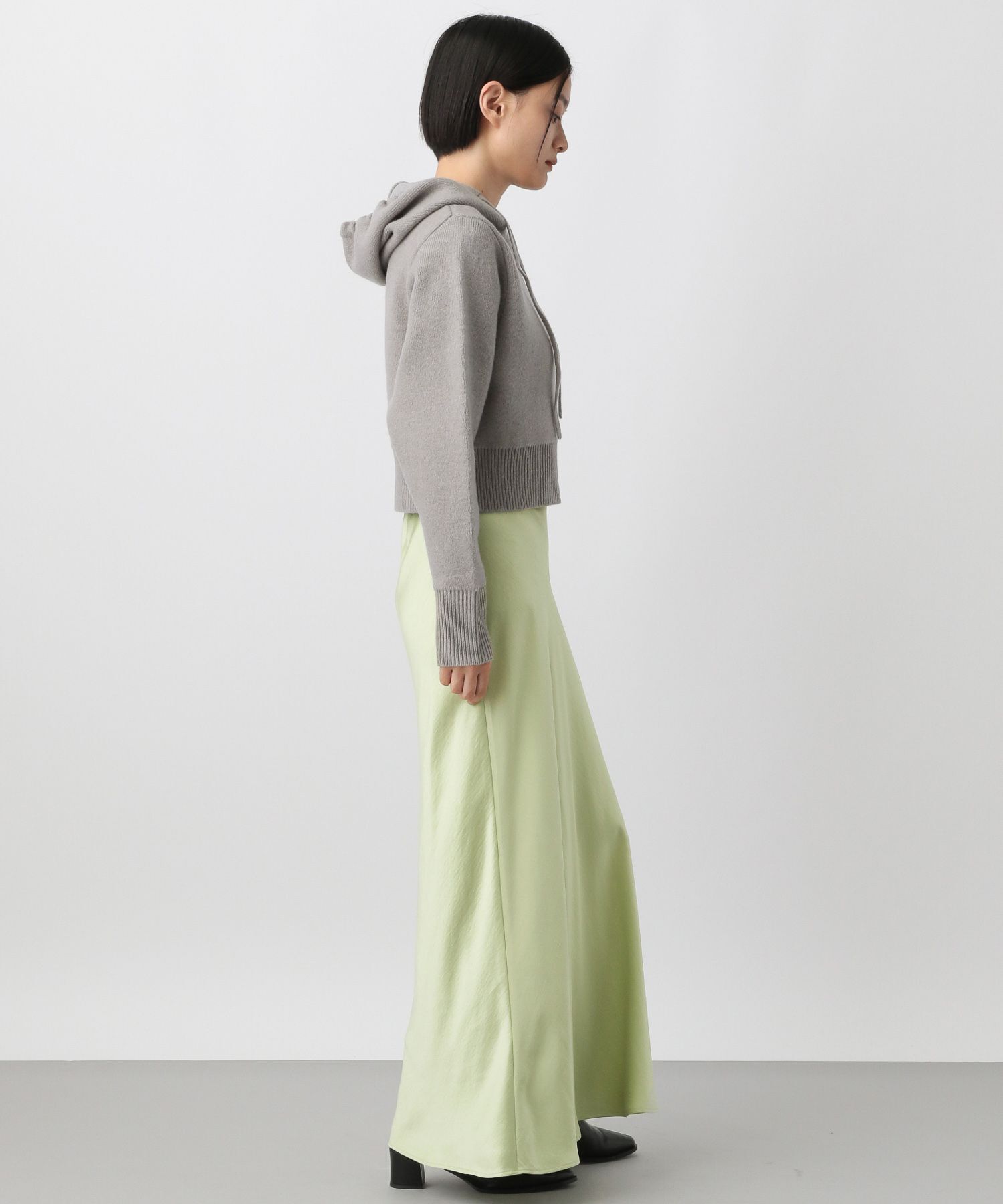 A part by 「コンパクトフードニットプルオーバー」|ニット・セーター|