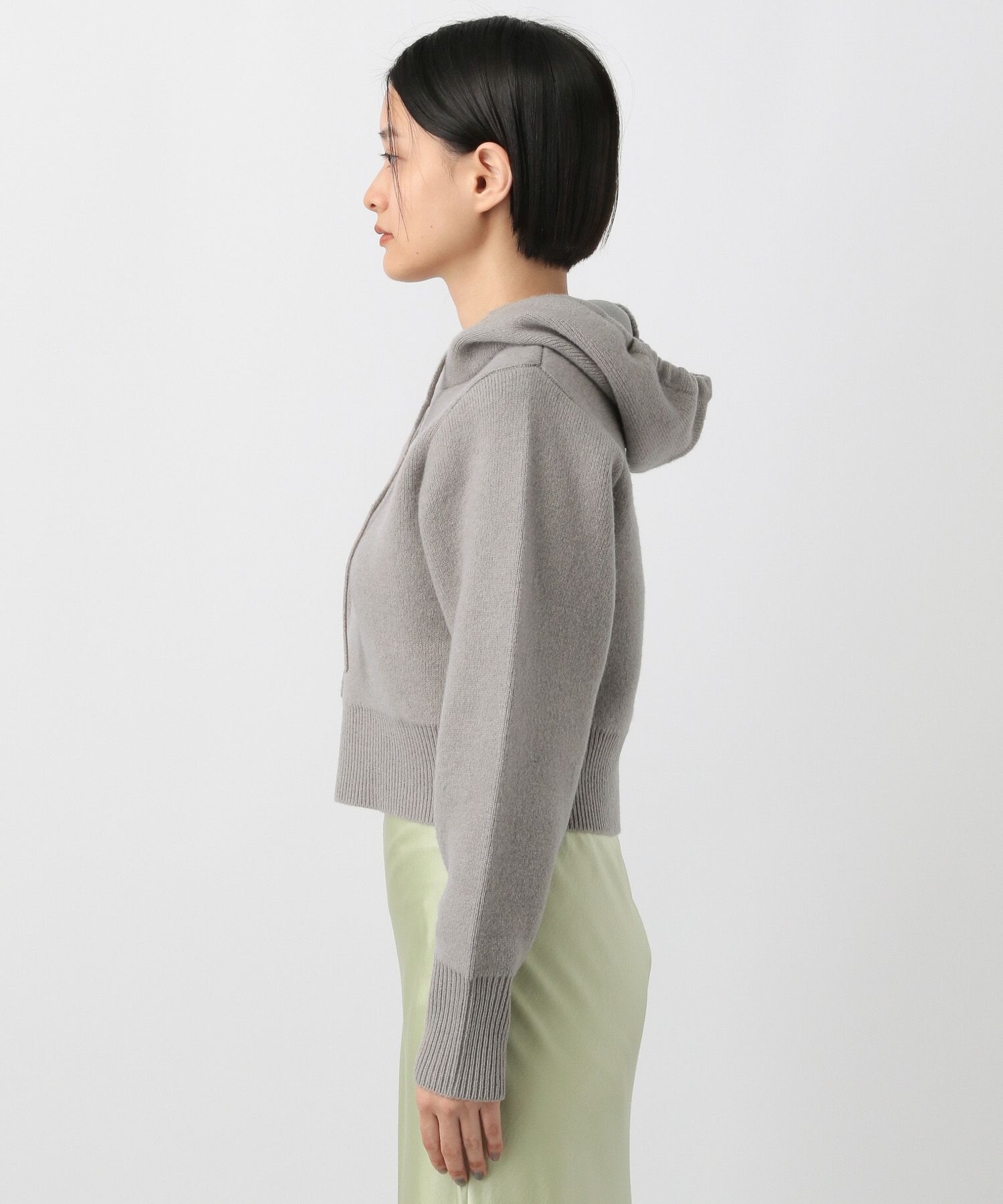 A part by 「コンパクトフードニットプルオーバー」|ニット・セーター|