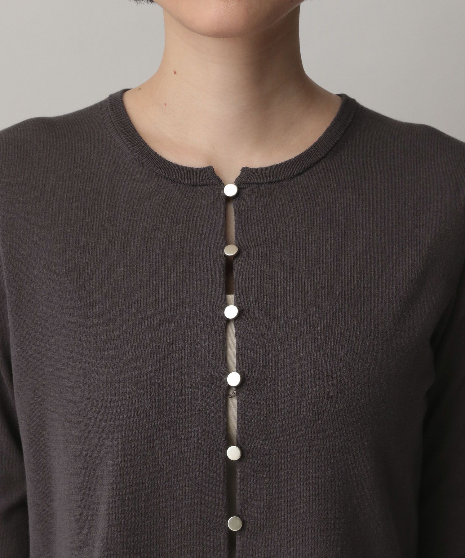 A part by 「アセテートニットカーディガン」|カーディガン|