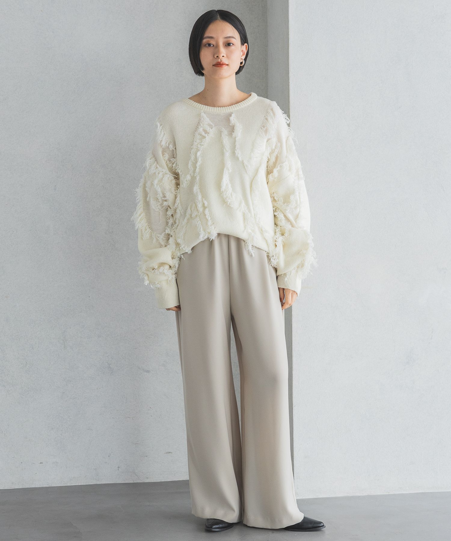 A part by 「フリンジニットプルオーバー」|ニット・セーター|