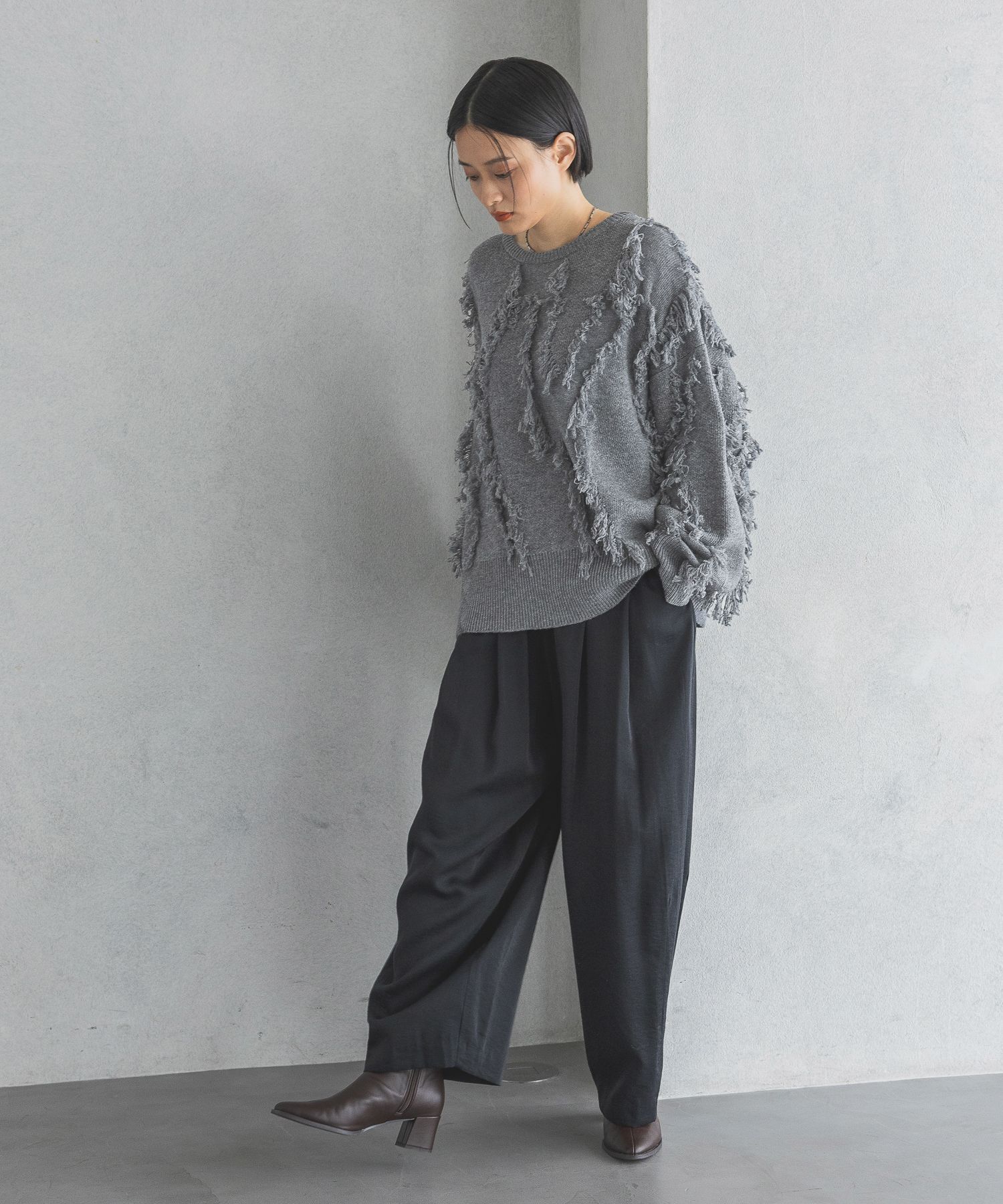 A part by 「フリンジニットプルオーバー」|ニット・セーター|