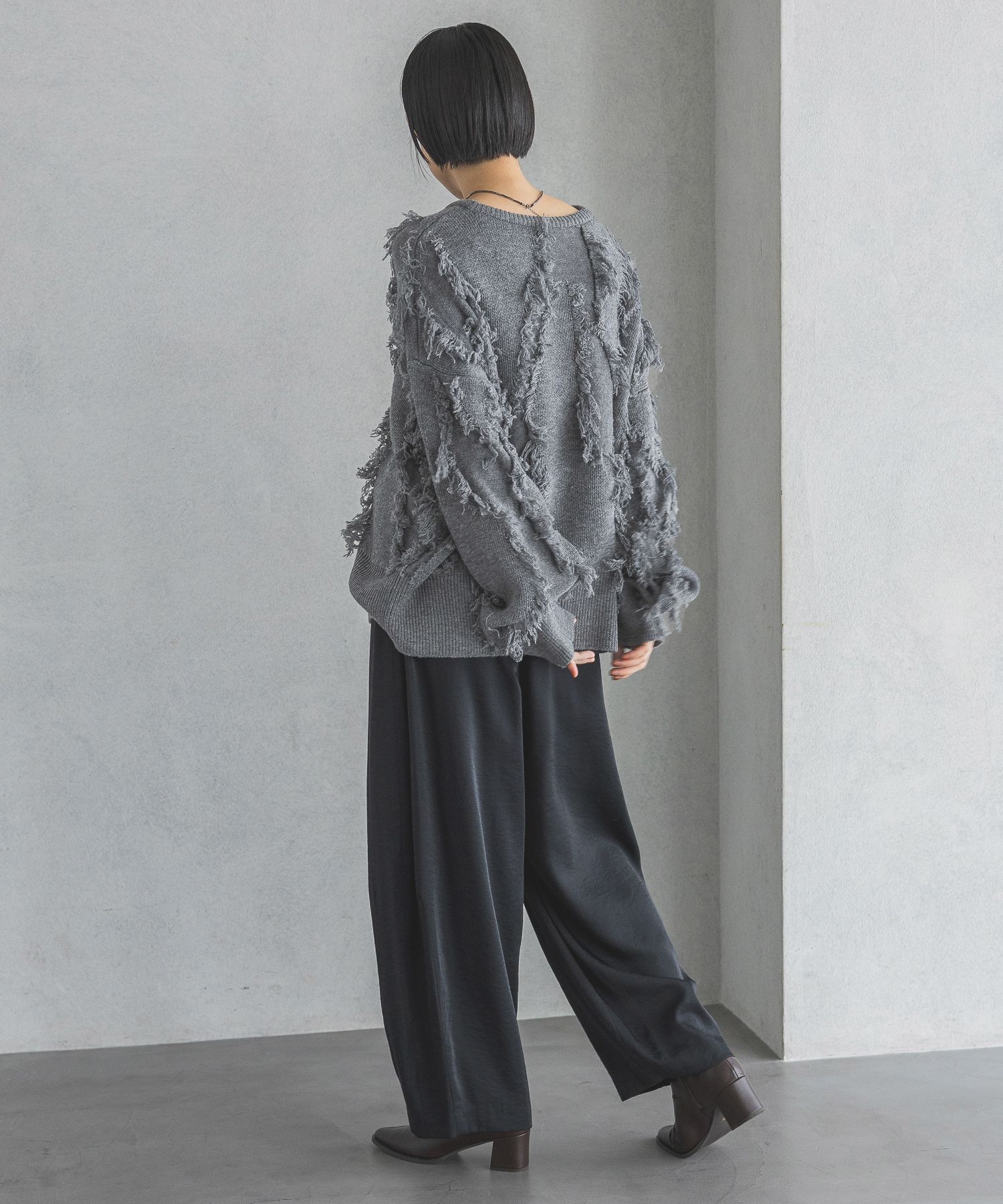 A part by 「フリンジニットプルオーバー」|ニット・セーター|