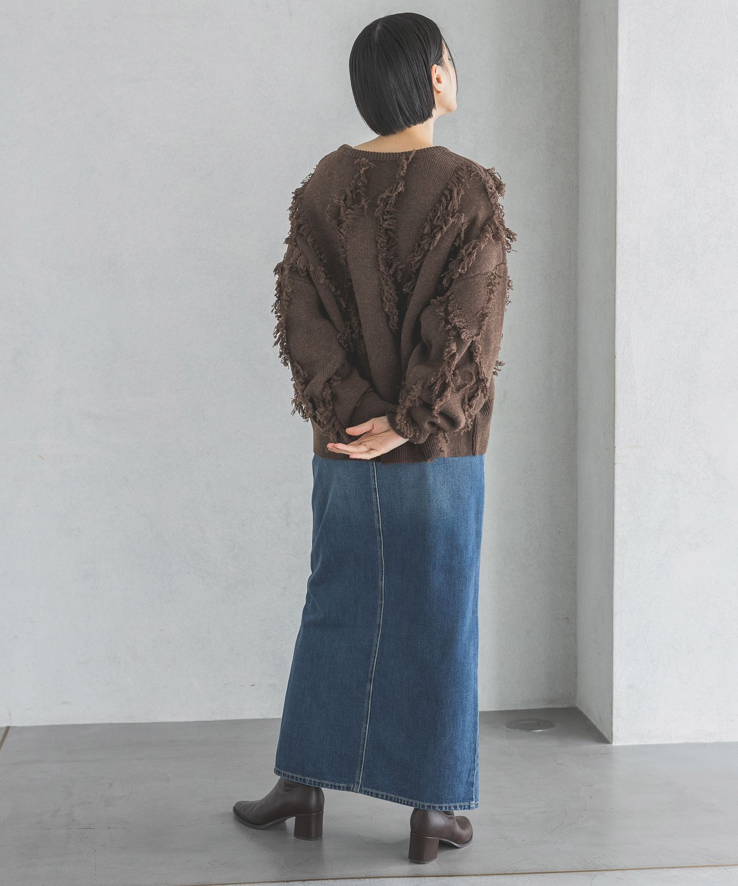 A part by 「フリンジニットプルオーバー」|ニット・セーター|