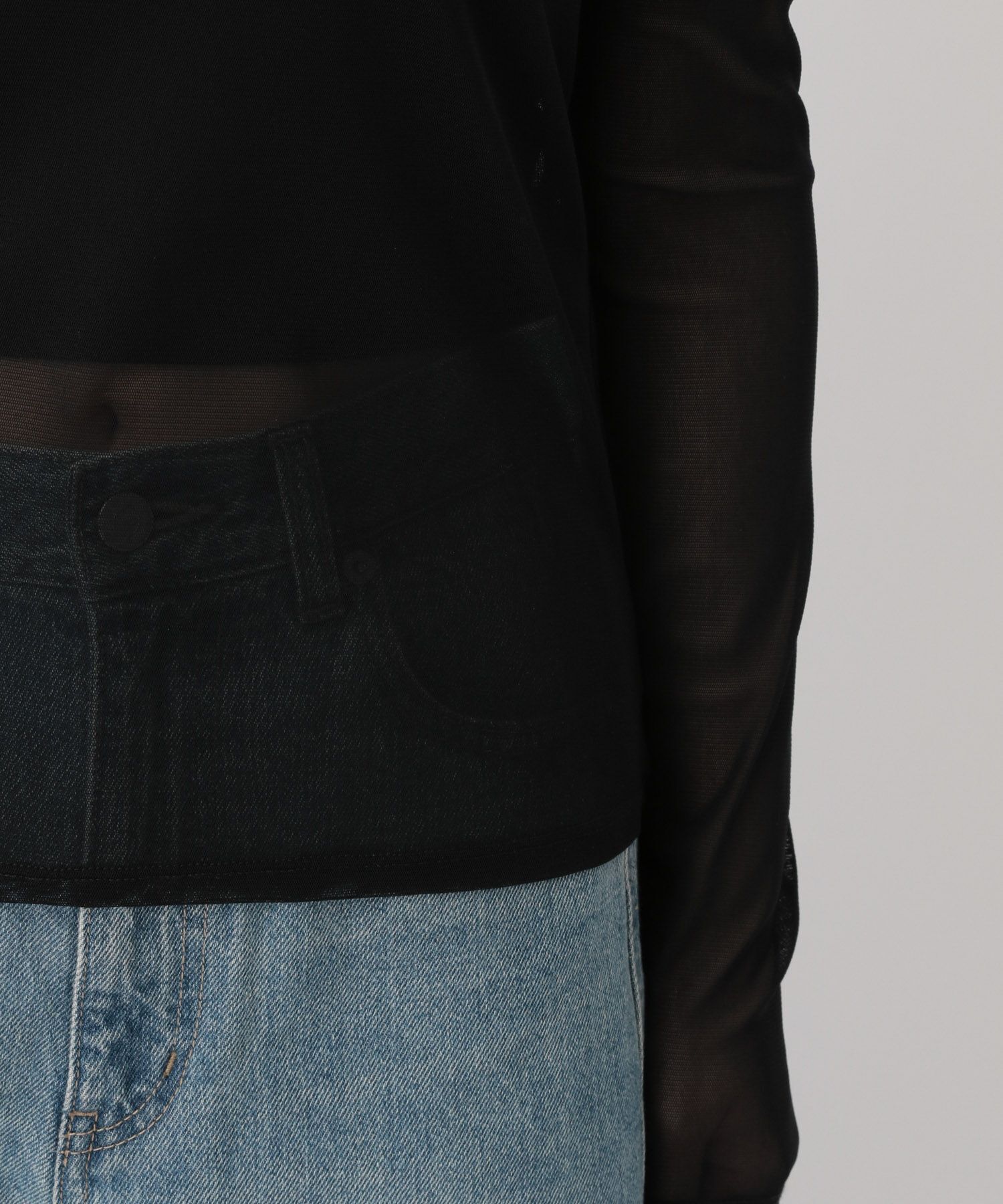 A part by 「チュールタイト_長袖」|Tシャツ・カットソー|