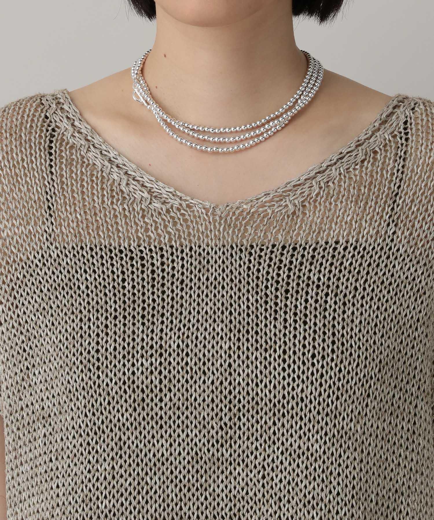 A part by 「リネンコンメッシュプルオーバーフレンチスリーブ」|ニット・セーター|