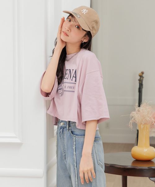 LOWRYS FARM「リメイクショートＳＳ」|Tシャツ・カットソー|