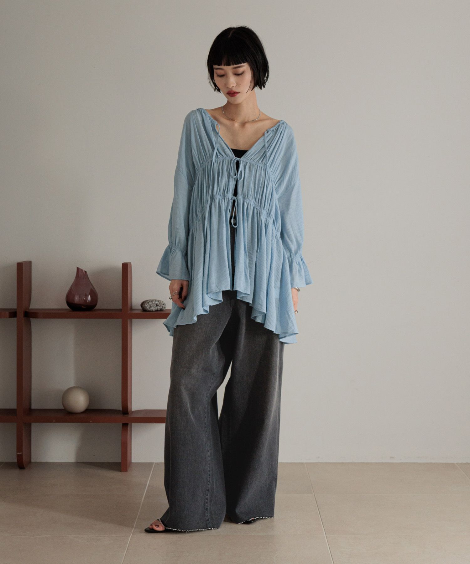 LOWRYS FARM「ヨウリュウシャーリング６Ｓ」|シャツ・ブラウス|