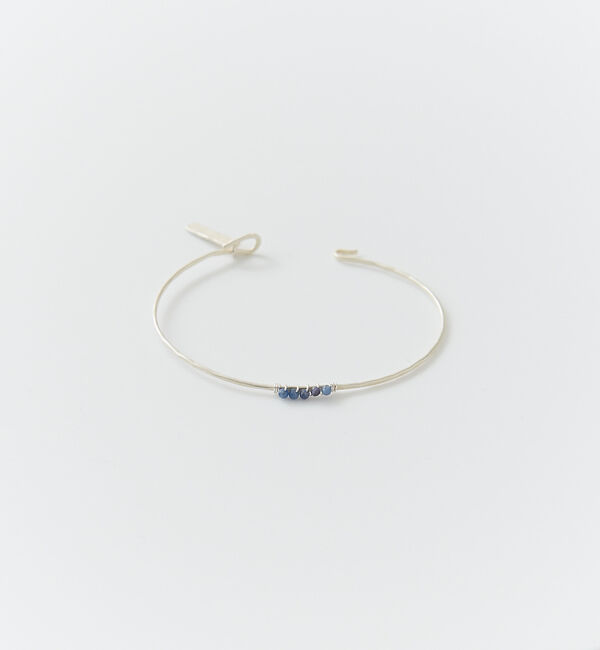 collex「【Ljud/ユード】5grain天然石バングル シルバー」|ブレスレット・バングル|