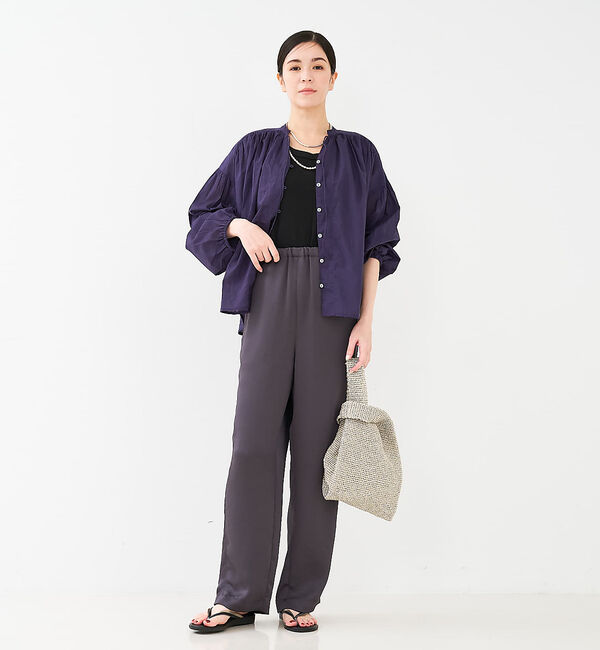 collex「リボン&ギャザーブラウス」|シャツ・ブラウス|