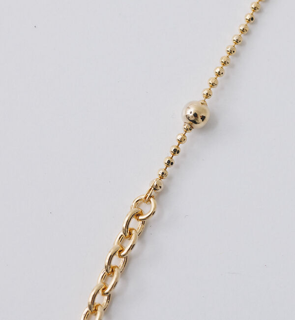 collex「【dignif】【金属アレルギー対応】ミックスチェーン2WAYネックレス」|ネックレス|