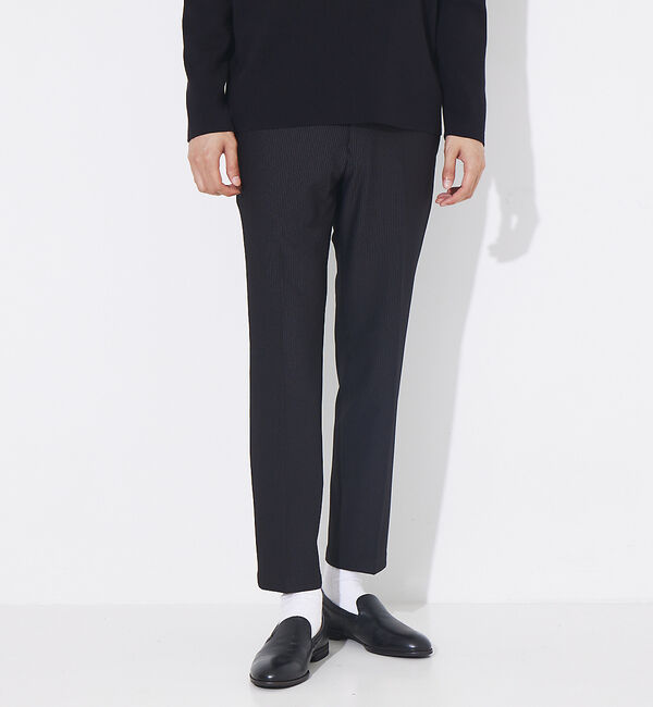 ABAHOUSE「ストライプサッカー 2way ストレッチ パンツ」|その他|ブラック